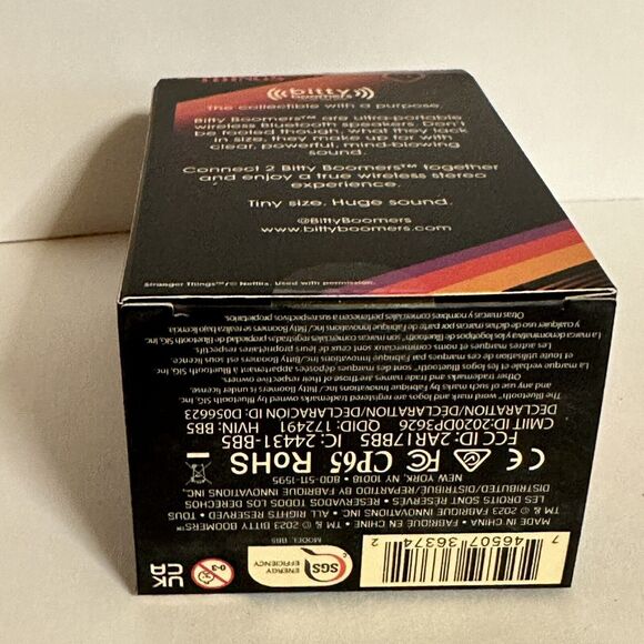 Scoops Ahoy Steve Harrington Stranger Things Bitty Boomers Bluetooth Speaker NEW - Picture 3 of 3